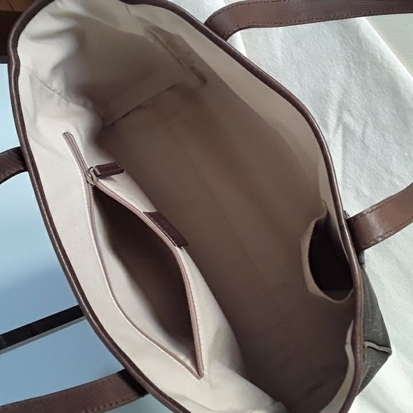 Auth GUCCI Supreme Shoulder bag/tote 2 tone Brown - Picture 8 of 17